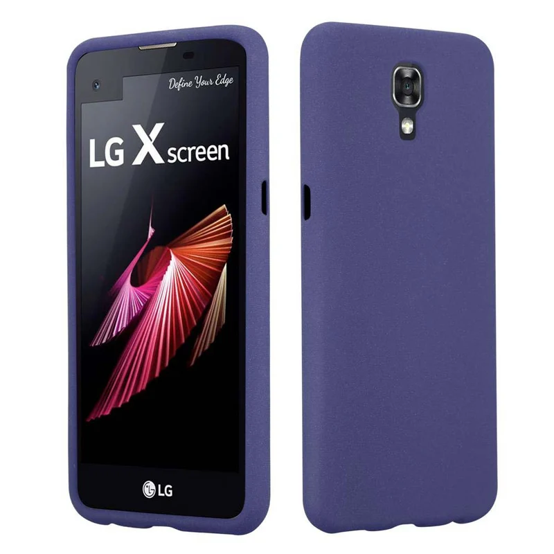Cadorabo Hülle kompatibel mit LG X SCREEN Schutzhülle aus flexiblem TPU Silikon