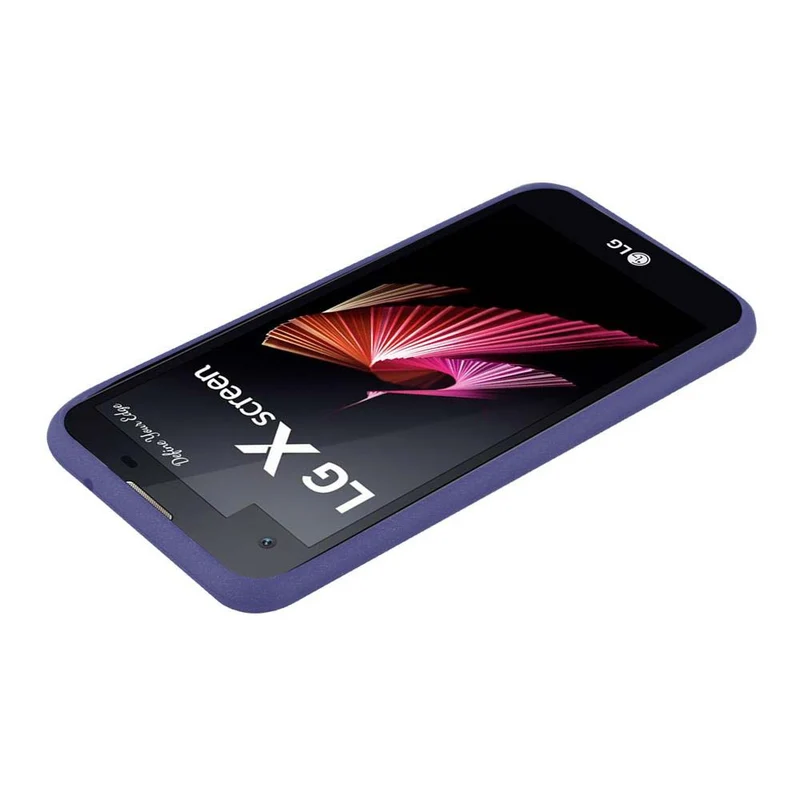 Cadorabo Hülle kompatibel mit LG X SCREEN Schutzhülle aus flexiblem TPU Silikon