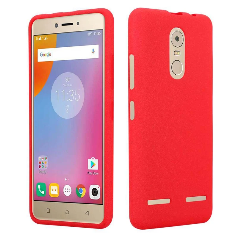 Cadorabo Hülle kompatibel mit Lenovo K6 / K6 POWER Schutzhülle aus flexiblem TPU Silikon