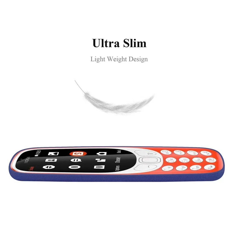 Cadorabo Hülle kompatibel mit Nokia 3310 2G Schutzhülle aus flexiblem TPU Silikon