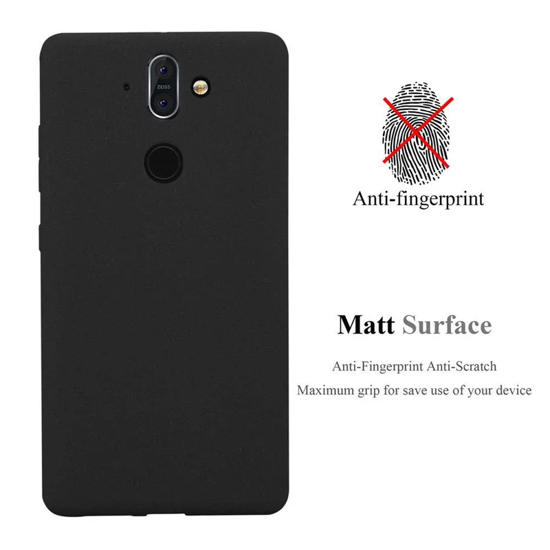 Cadorabo Hülle kompatibel mit Nokia 8 Sirocco Schutzhülle aus flexiblem TPU Silikon