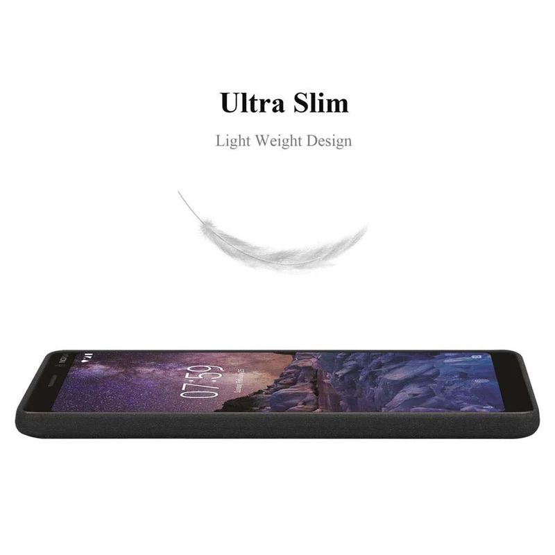 Cadorabo Hülle kompatibel mit Nokia 7 PLUS Schutzhülle aus flexiblem TPU Silikon