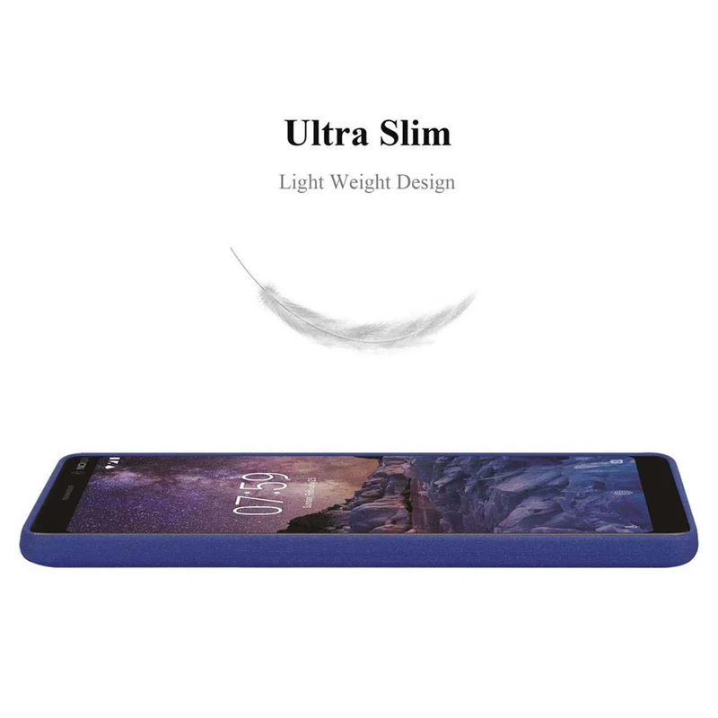 Cadorabo Hülle kompatibel mit Nokia 7 PLUS Schutzhülle aus flexiblem TPU Silikon