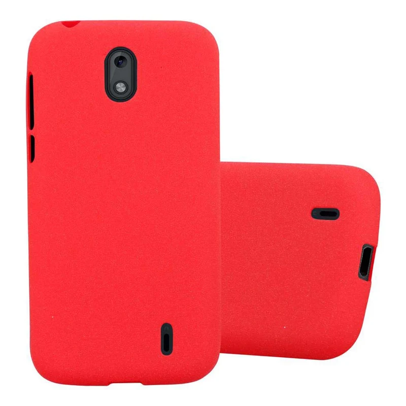 Cadorabo Hülle kompatibel mit Nokia 1 2018 Schutzhülle aus flexiblem TPU Silikon