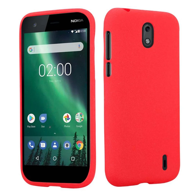 Cadorabo Hülle kompatibel mit Nokia 1 2018 Schutzhülle aus flexiblem TPU Silikon