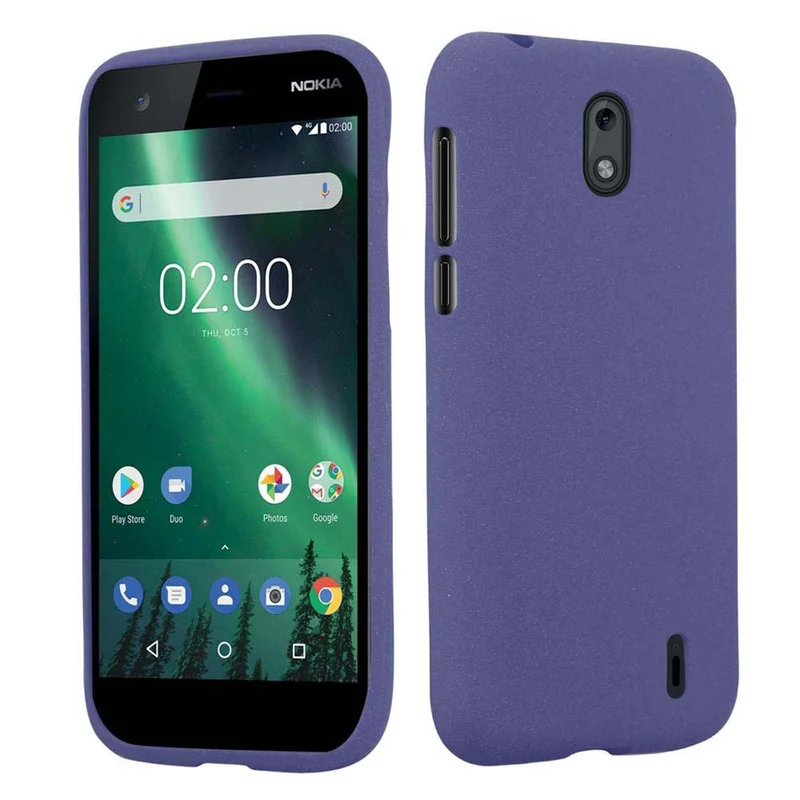 Cadorabo Hülle kompatibel mit Nokia 1 2018 Schutzhülle aus flexiblem TPU Silikon