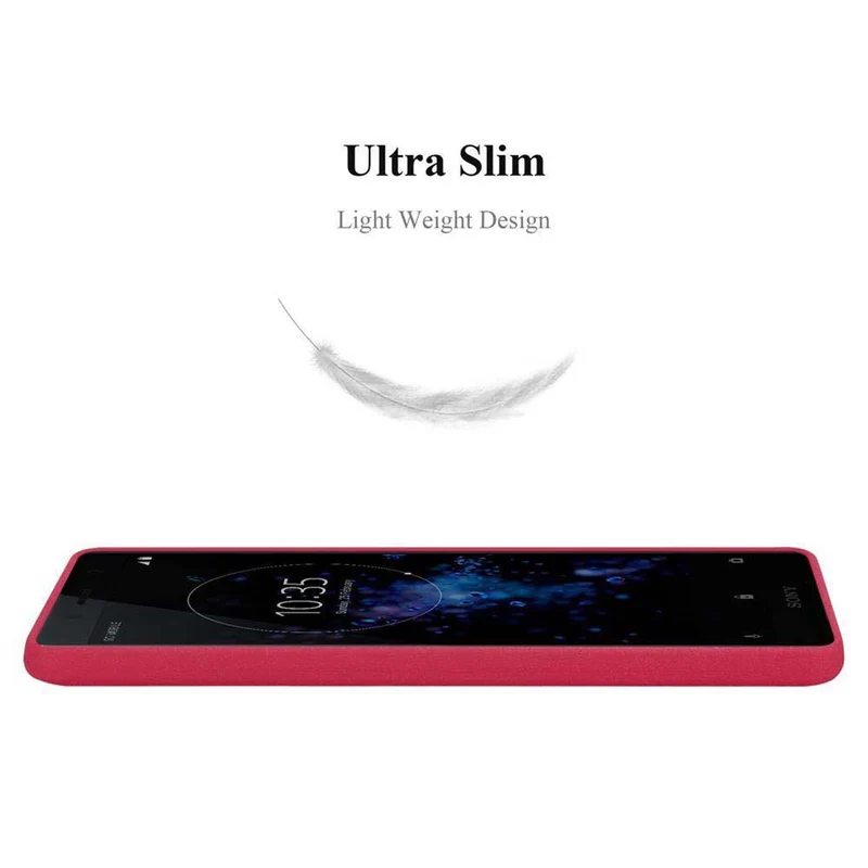 Cadorabo Hülle kompatibel mit Sony Xperia XZ2 COMPACT Schutzhülle aus flexiblem TPU Silikon