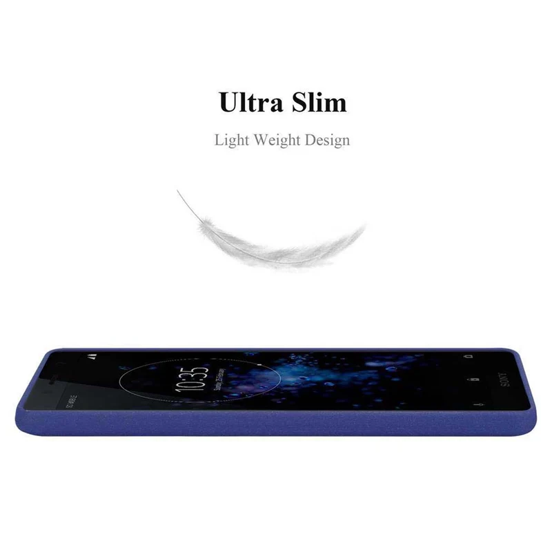 Cadorabo Hülle kompatibel mit Sony Xperia XZ2 COMPACT Schutzhülle aus flexiblem TPU Silikon