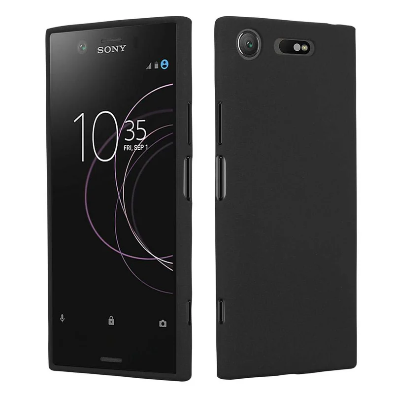 Cadorabo Hülle kompatibel mit Sony Xperia XZ1 Schutzhülle aus flexiblem TPU Silikon