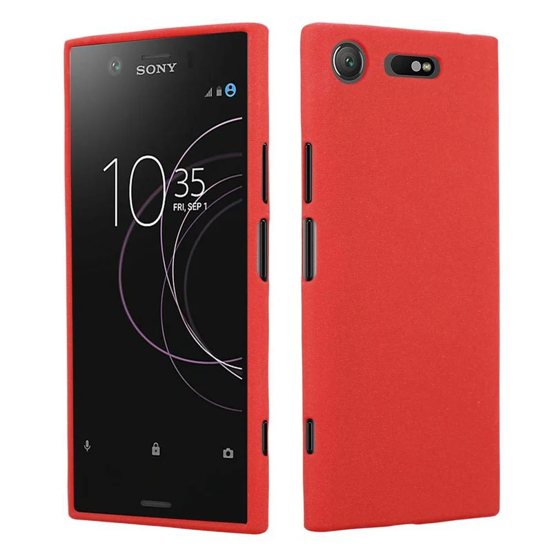 Cadorabo Hülle kompatibel mit Sony Xperia XZ1 Schutzhülle aus flexiblem TPU Silikon