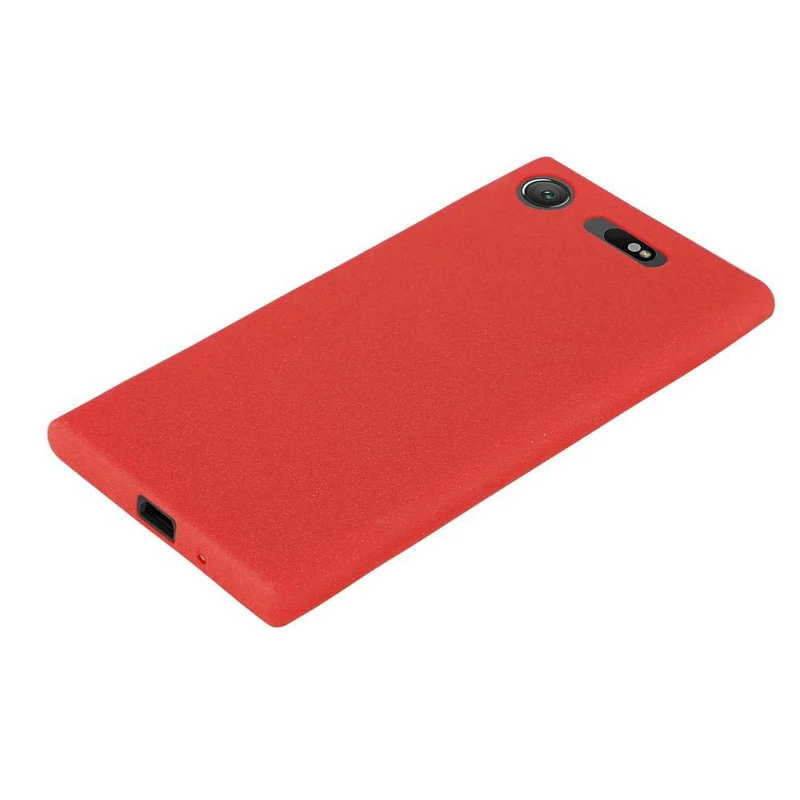 Cadorabo Hülle kompatibel mit Sony Xperia XZ1 Schutzhülle aus flexiblem TPU Silikon