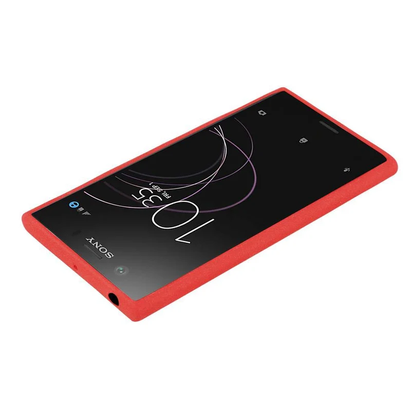 Cadorabo Hülle kompatibel mit Sony Xperia XZ1 Schutzhülle aus flexiblem TPU Silikon