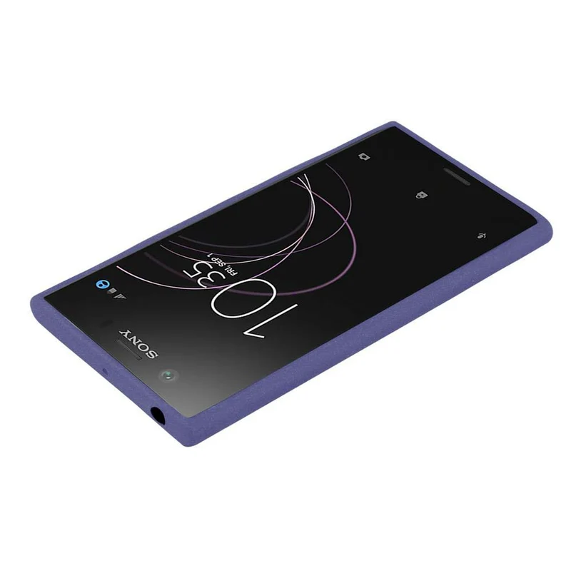 Cadorabo Hülle kompatibel mit Sony Xperia XZ1 Schutzhülle aus flexiblem TPU Silikon
