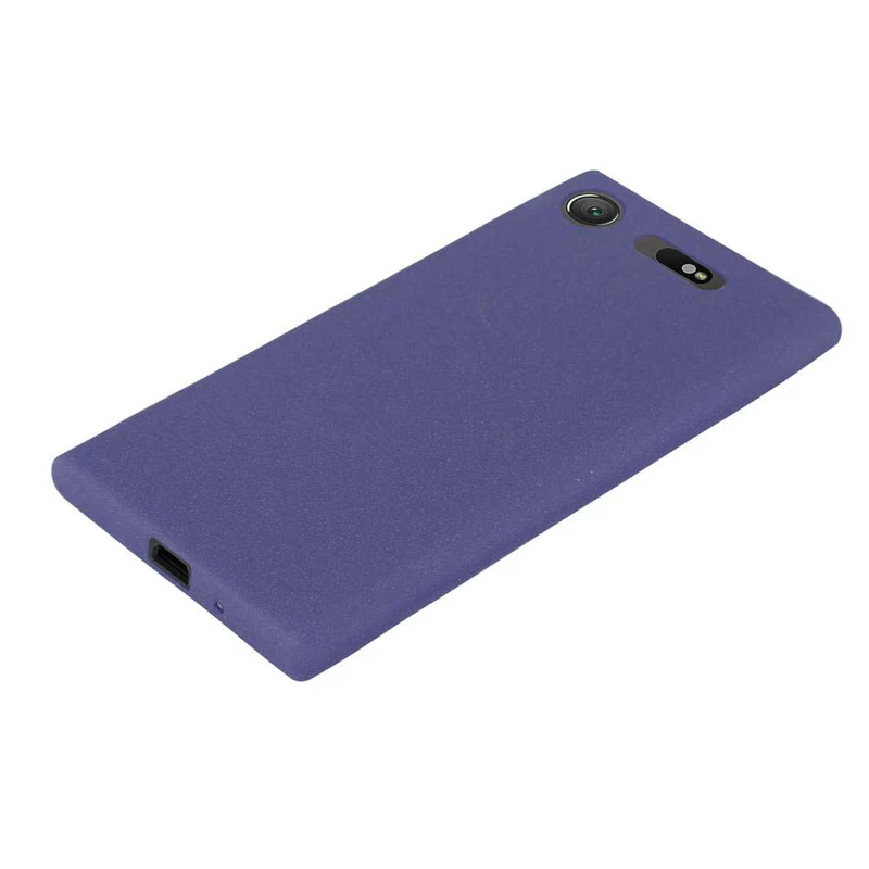 Cadorabo Hülle kompatibel mit Sony Xperia XZ1 Schutzhülle aus flexiblem TPU Silikon
