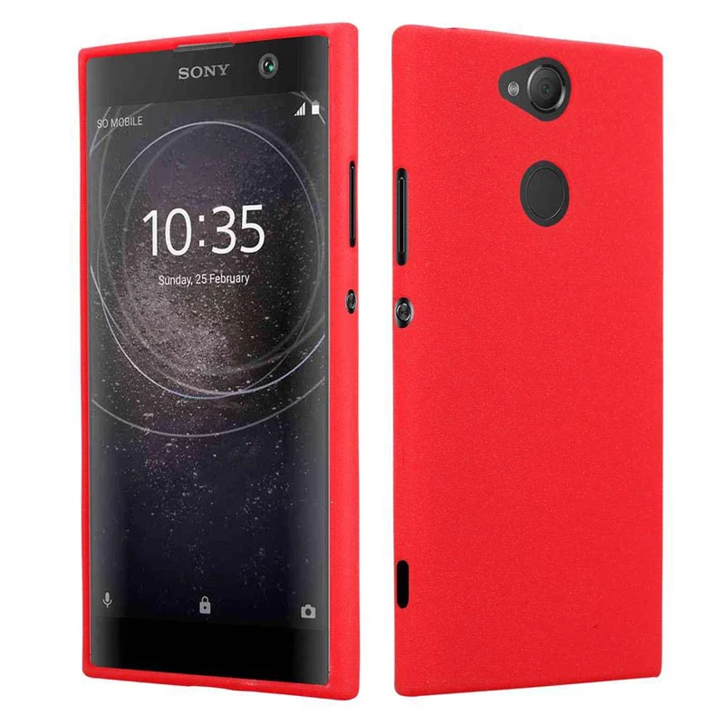 Cadorabo Hülle kompatibel mit Sony Xperia XA2 Schutzhülle aus flexiblem TPU Silikon