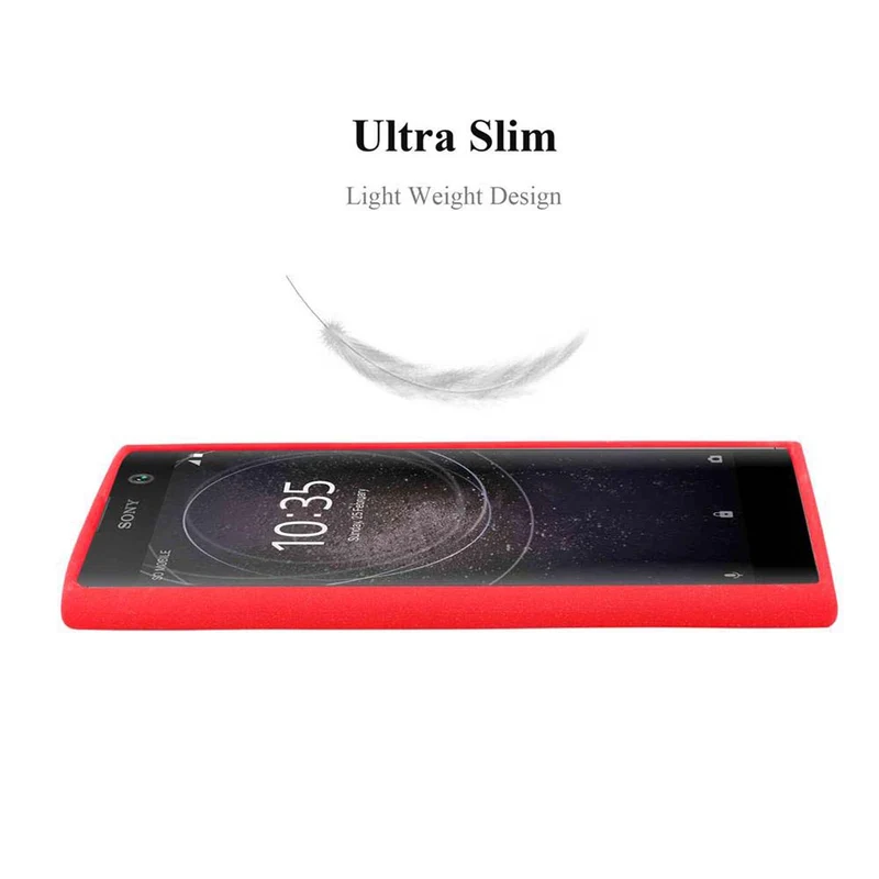 Cadorabo Hülle kompatibel mit Sony Xperia XA2 Schutzhülle aus flexiblem TPU Silikon