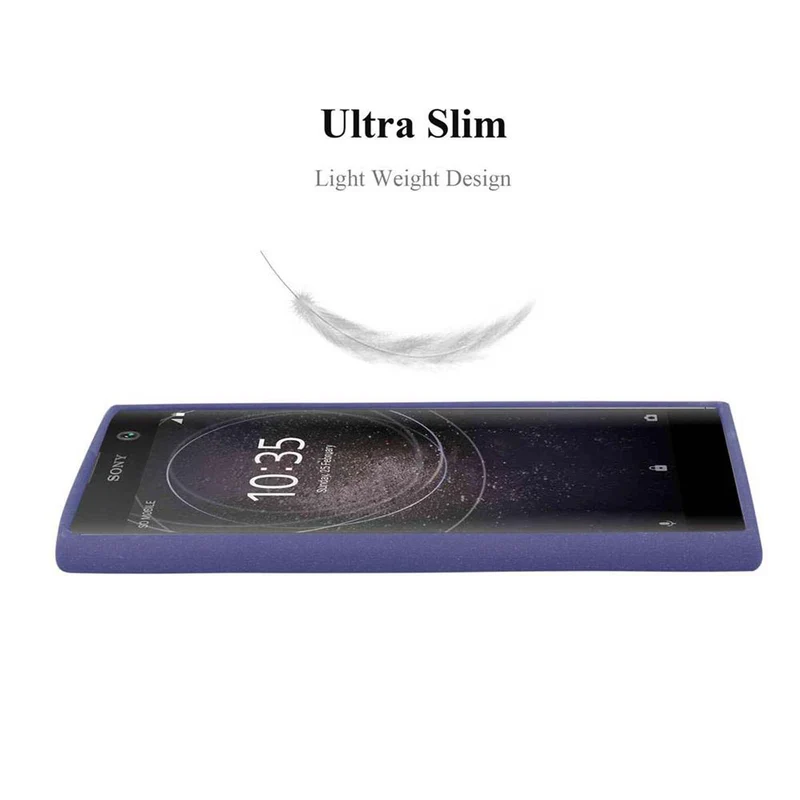 Cadorabo Hülle kompatibel mit Sony Xperia XA2 Schutzhülle aus flexiblem TPU Silikon