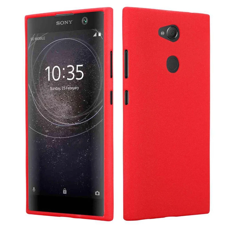 Cadorabo Hülle kompatibel mit Sony Xperia L2 Schutzhülle aus flexiblem TPU Silikon