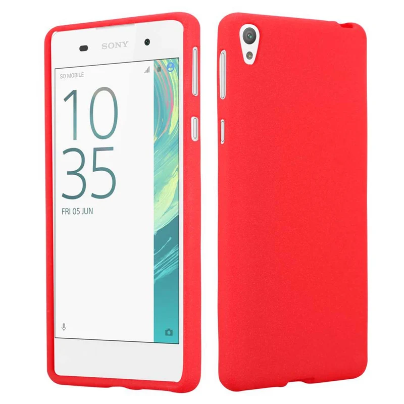 Cadorabo Hülle kompatibel mit Sony Xperia E5 Schutzhülle aus flexiblem TPU Silikon