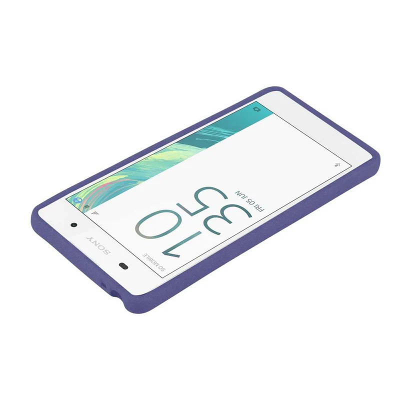 Cadorabo Hülle kompatibel mit Sony Xperia E5 Schutzhülle aus flexiblem TPU Silikon