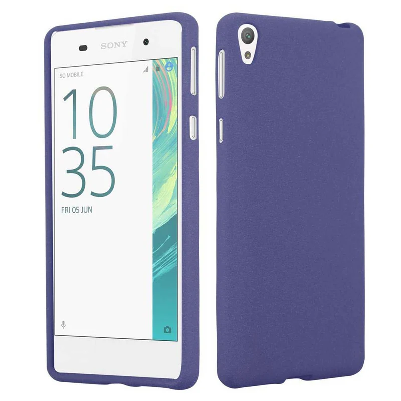 Cadorabo Hülle kompatibel mit Sony Xperia E5 Schutzhülle aus flexiblem TPU Silikon