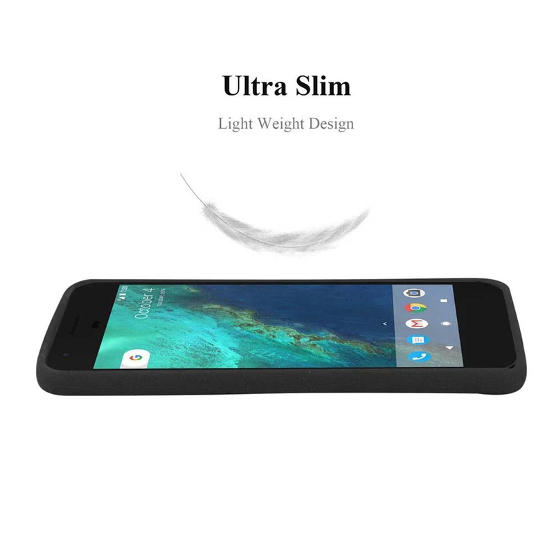 Cadorabo Hülle kompatibel mit Google PIXEL Schutzhülle aus flexiblem TPU Silikon