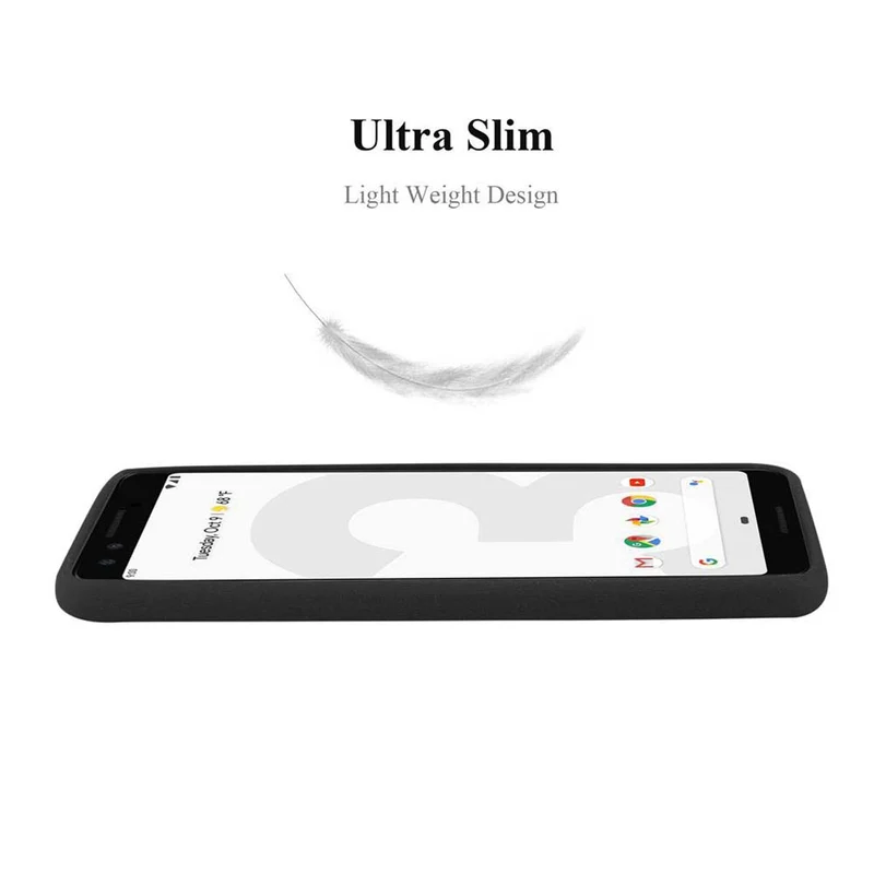 Cadorabo Hülle kompatibel mit Google PIXEL 2 XL Schutzhülle aus flexiblem TPU Silikon