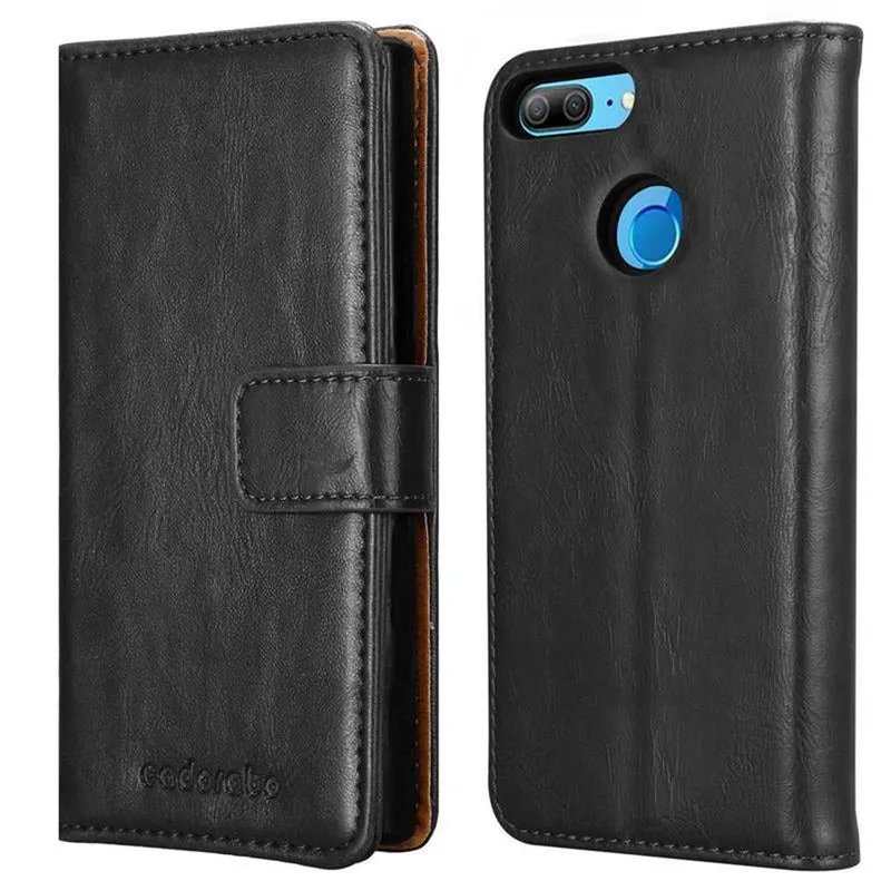Cadorabo Hülle kompatibel mit Honor 9 LITE Schutzhülle mit Magnetverschluss, Standfunktion und Kartenfach