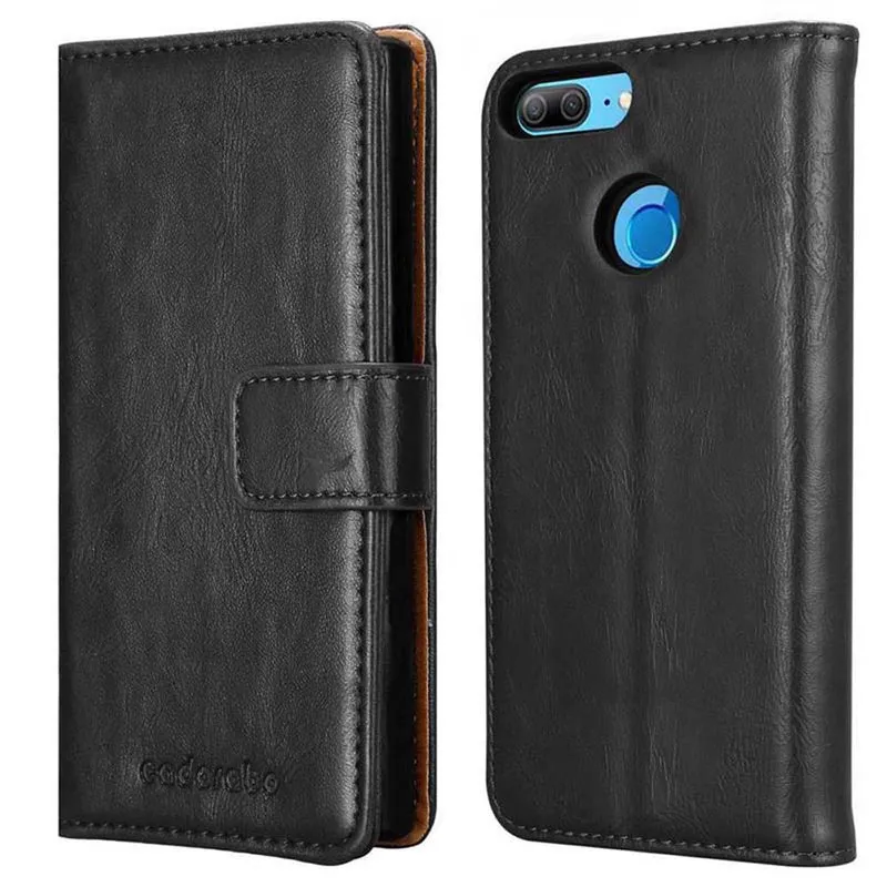 Cadorabo Hülle kompatibel mit Honor 9 LITE Schutzhülle mit Magnetverschluss, Standfunktion und Kartenfach
