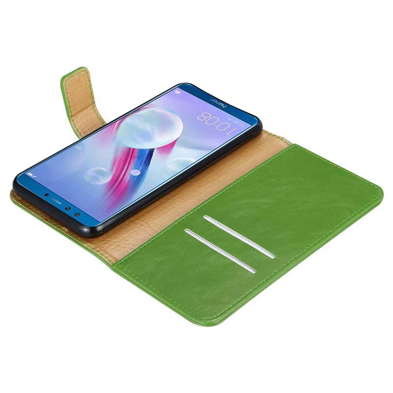 Cadorabo Hülle kompatibel mit Honor 9 LITE Schutzhülle mit Magnetverschluss, Standfunktion und Kartenfach