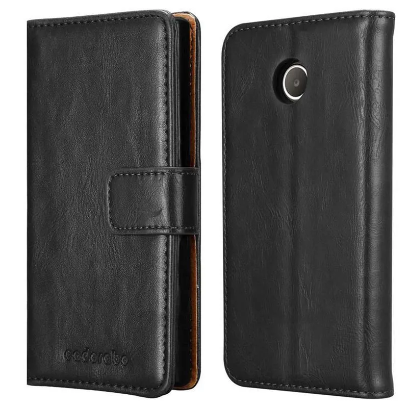 Cadorabo Hülle kompatibel mit Huawei Y3 / Y3C / Y330 / Y331 / Y360 Schutzhülle mit Magnetverschluss, Standfunktion und Kartenfach