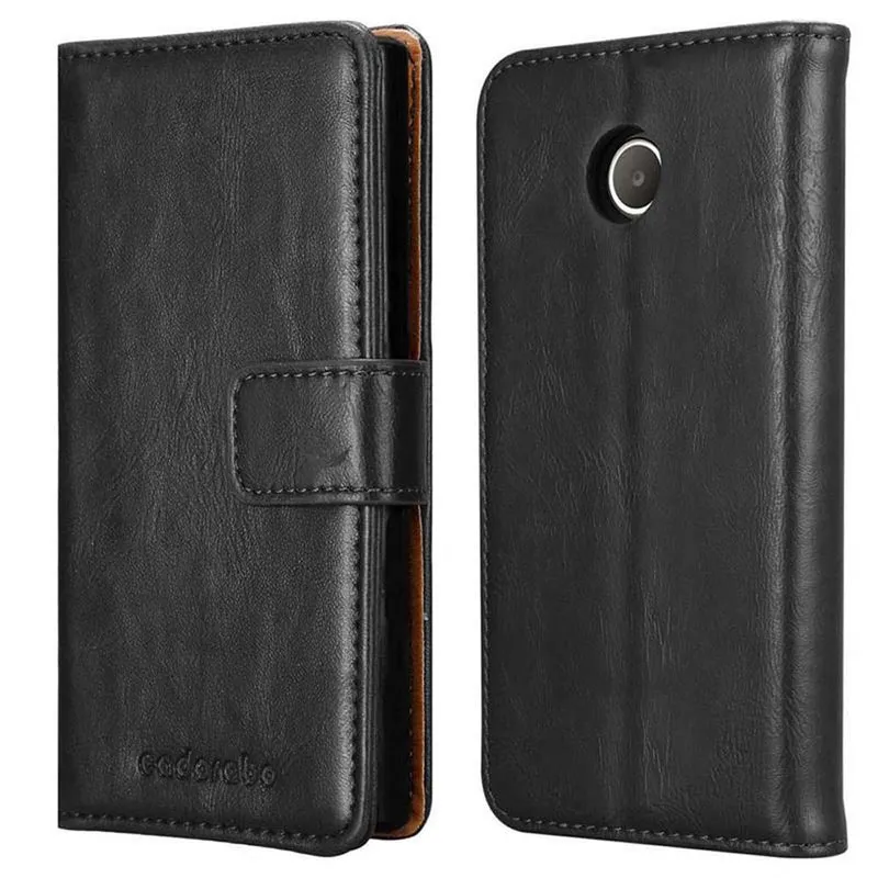 Cadorabo Hülle kompatibel mit Huawei Y3 / Y3C / Y330 / Y331 / Y360 Schutzhülle mit Magnetverschluss, Standfunktion und Kartenfach