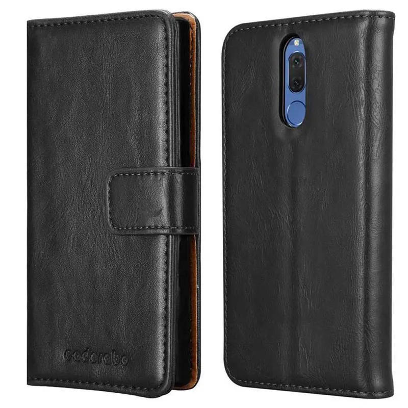 Cadorabo Hülle kompatibel mit Huawei MATE 10 LITE Schutzhülle mit Magnetverschluss, Standfunktion und Kartenfach