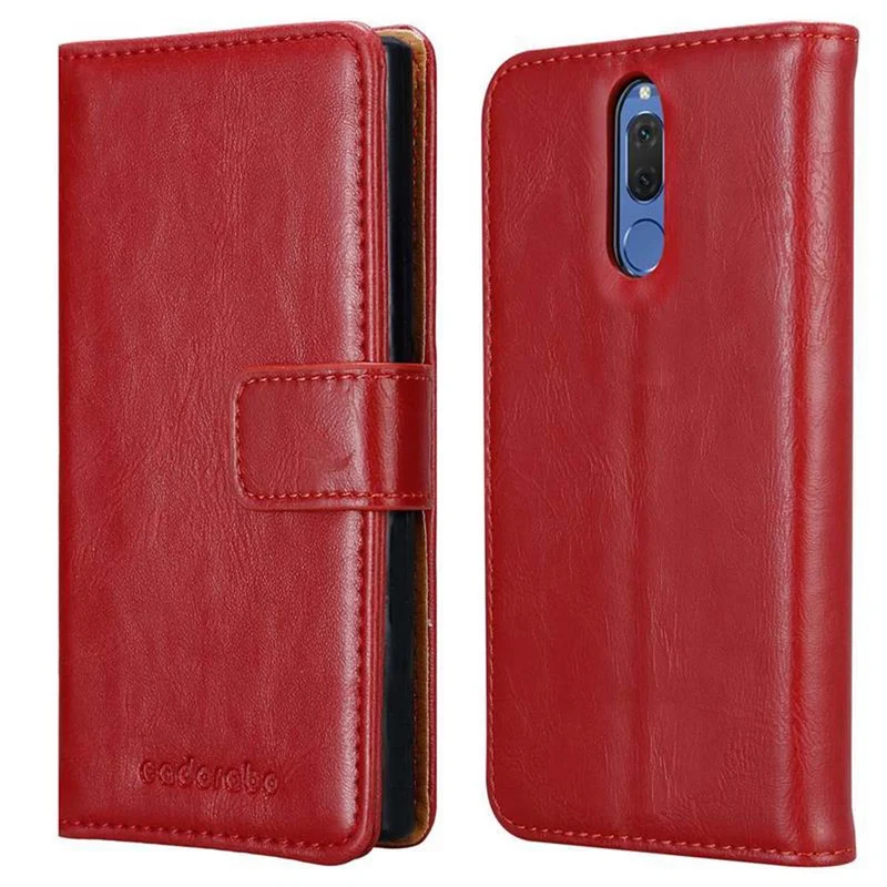 Cadorabo Hülle kompatibel mit Huawei MATE 10 LITE Schutzhülle mit Magnetverschluss, Standfunktion und Kartenfach