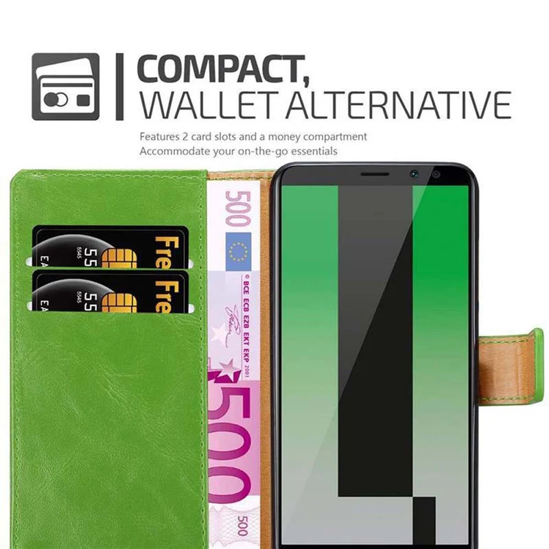 Cadorabo Hülle kompatibel mit Huawei MATE 10 LITE Schutzhülle mit Magnetverschluss, Standfunktion und Kartenfach