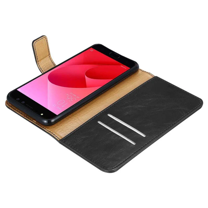 Cadorabo Hülle kompatibel mit Asus ZenFone 4 Selfie PRO Schutzhülle mit Magnetverschluss, Standfunktion und Kartenfach