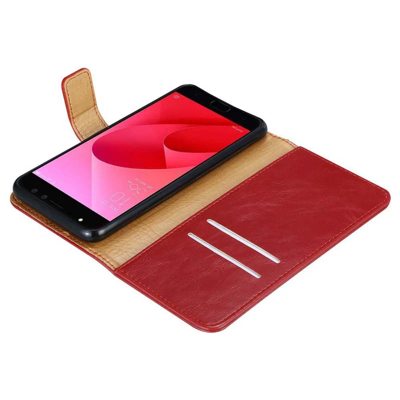 Cadorabo Hülle kompatibel mit Asus ZenFone 4 Selfie PRO Schutzhülle mit Magnetverschluss, Standfunktion und Kartenfach