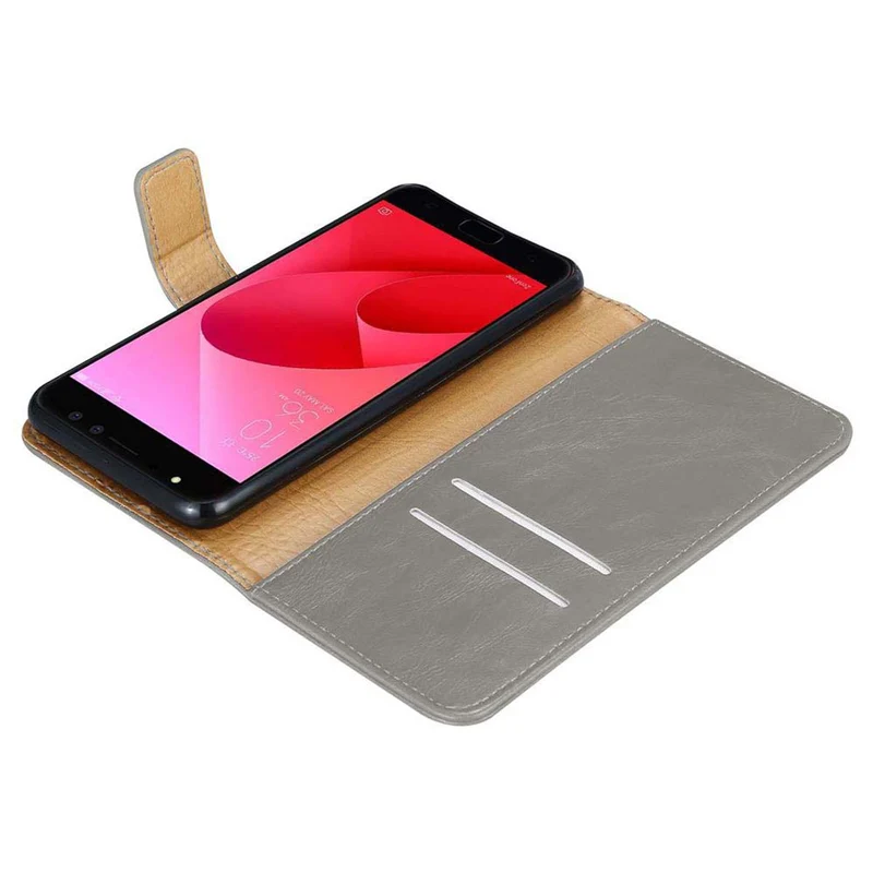 Cadorabo Hülle kompatibel mit Asus ZenFone 4 Selfie PRO Schutzhülle mit Magnetverschluss, Standfunktion und Kartenfach