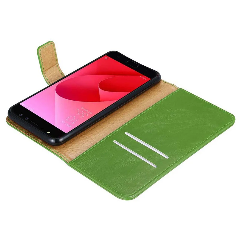 Cadorabo Hülle kompatibel mit Asus ZenFone 4 Selfie PRO Schutzhülle mit Magnetverschluss, Standfunktion und Kartenfach