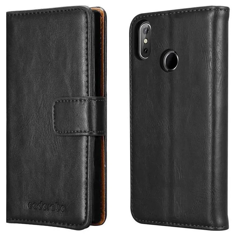 Cadorabo Hülle kompatibel mit Cubot J3 PRO Schutzhülle mit Magnetverschluss, Standfunktion und Kartenfach