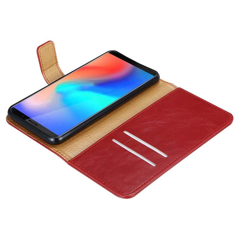 Cadorabo Hülle kompatibel mit Cubot J3 PRO Schutzhülle mit Magnetverschluss, Standfunktion und Kartenfach