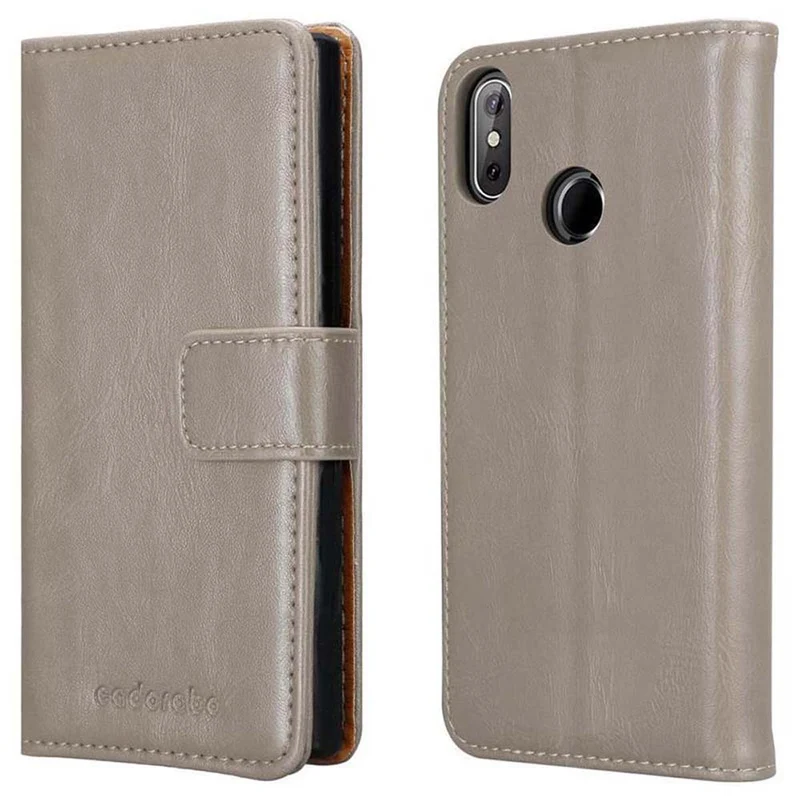 Cadorabo Hülle kompatibel mit Cubot J3 PRO Schutzhülle mit Magnetverschluss, Standfunktion und Kartenfach