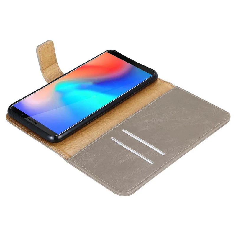 Cadorabo Hülle kompatibel mit Cubot J3 PRO Schutzhülle mit Magnetverschluss, Standfunktion und Kartenfach