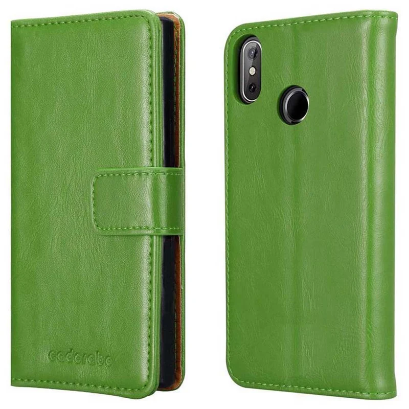Cadorabo Hülle kompatibel mit Cubot J3 PRO Schutzhülle mit Magnetverschluss, Standfunktion und Kartenfach