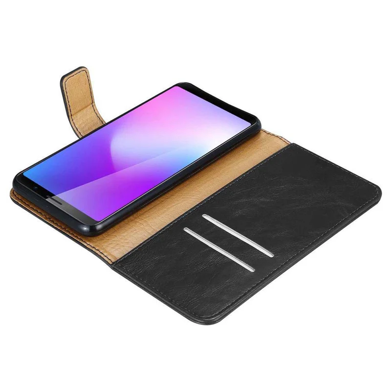 Cadorabo Hülle kompatibel mit Cubot POWER Schutzhülle mit Magnetverschluss, Standfunktion und Kartenfach