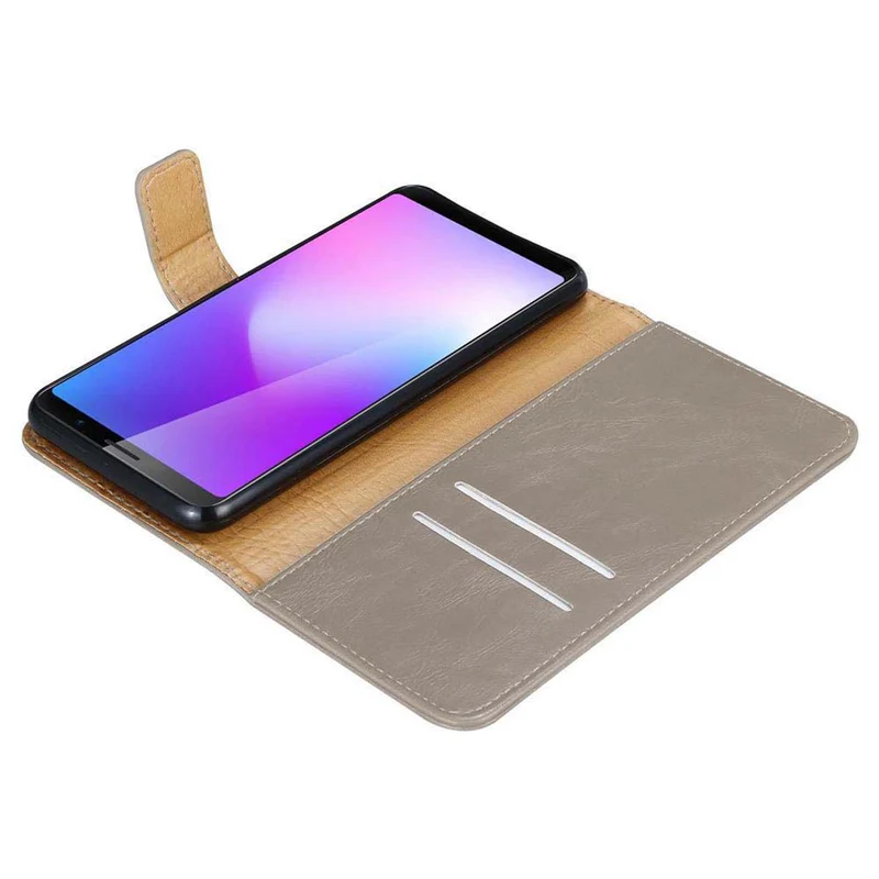 Cadorabo Hülle kompatibel mit Cubot POWER Schutzhülle mit Magnetverschluss, Standfunktion und Kartenfach