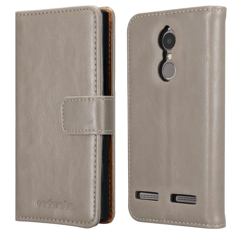 Cadorabo Hülle kompatibel mit Lenovo K6 / K6 POWER Schutzhülle mit Magnetverschluss, Standfunktion und Kartenfach