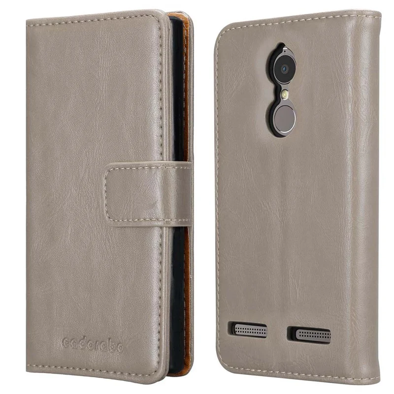 Cadorabo Hülle kompatibel mit Lenovo K6 / K6 POWER Schutzhülle mit Magnetverschluss, Standfunktion und Kartenfach