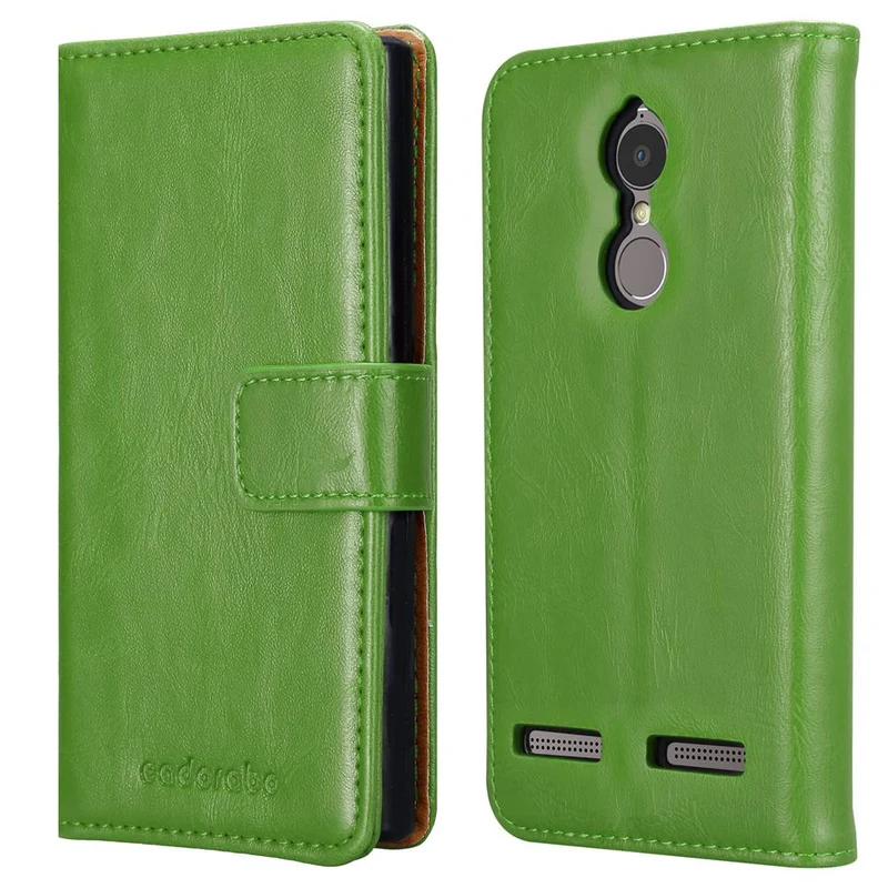 Cadorabo Hülle kompatibel mit Lenovo K6 / K6 POWER Schutzhülle mit Magnetverschluss, Standfunktion und Kartenfach