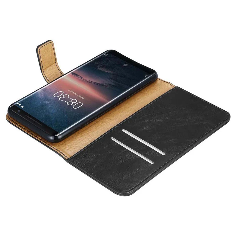 Cadorabo Hülle kompatibel mit Nokia 8 Sirocco Schutzhülle mit Magnetverschluss, Standfunktion und Kartenfach